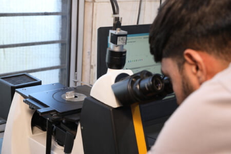 Microscope with Image Analyzer